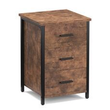 Nachttisch Vintage BONITA 40 x 60 cm mit 3 Schubladen