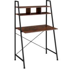 Schreibtisch Exeter 85,5x46,5x140cm Industrial dunkelbraun