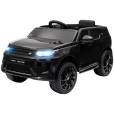 Kinder-Elektroauto Kinderfahrzeug 12V mit LED-Lichtern 3-6 Jahre Schwarz