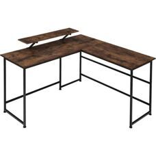 Schreibtisch Melrose Industrial Holz dunkel, rustikal