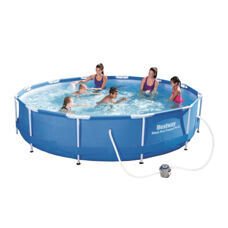 Swimming Pool Set mit Stahlrahmen (366 x 76 cm)