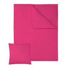 Bettwäsche-Set Baumwolle 200x135cm 2-tlg. Rot