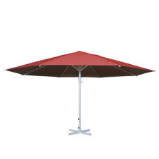 Sonnenschirm Meran II Ø5m Alu 28kg rot ohne Ständer