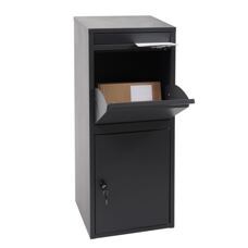 Paketkasten Paketbox, Paketbriefkasten Briefkasten ~ verzinkt anthrazit
