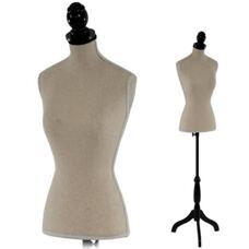 Schneiderpuppe weiblich T220 Schaumstoff ~ Creme