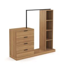 Garderobe Kommode DAMARIS braun