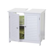 Waschbeckenunterschrank Landhaus Stil 60x59x35cm weiss