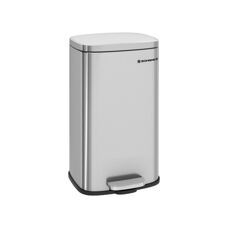 Küchenabfalleimer Mülleimer 30 Liter Silber