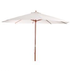 Holz Sonnenschirm Florida 3,5m ~ creme