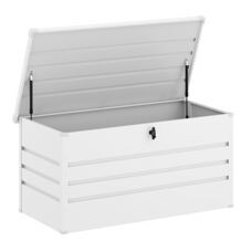 Gartenbox wasserdicht MONACO 132 x 62 x 64 cm 400L weiss