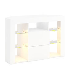 TV Möbel LED ZENA 100 x 40 x 68 cm weiss