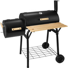 Holzkohlegrill Smoker mit Thermometer