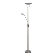 LED Stehlampe RESIL dimmbar silber