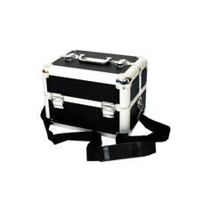 Kosmetikkoffer Aluminium, schwarz