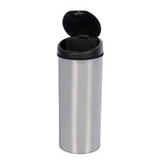 Abfalleimer mit Sensor 60L chrom