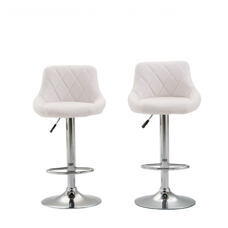 Barhocker Jasper weiss im 2er-Set