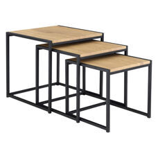 Beistelltisch Ringsaker 3er Set Eiche-Optik