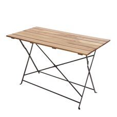 Biergartentisch Klapptisch Gartentisch Gastronomie Akazie 120x60cm natur