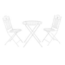 Bistro Set Biella 3-tlg. Weiss