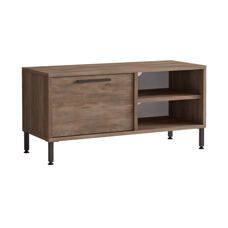 Fernsehtisch Liperi 2 Ablagefächern 90 x 35.5 x 43 cm Eiche