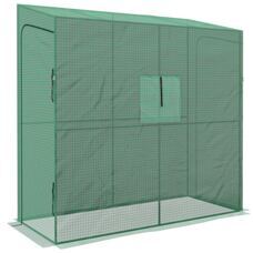 Foliengewächshaus Gewächshaus 200x80x200cm Treibhaus