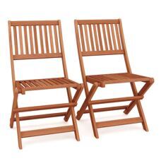 Gartenstuhl Holz AMALFI klappbar 2er Set