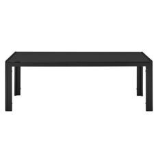 Gartentisch Lerum 100x50x35 cm Schwarz