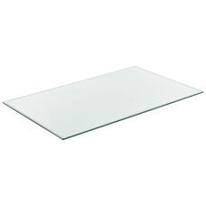 Glasplatte Glasgow 120x65 cm Eckig