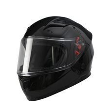 Kinder Motorradhelm schwarz Gr. 49/50