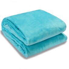 Kuscheldecke Premium 200x150cm 300g/m² ~ hellblau