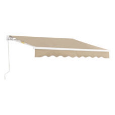Gelenkarmmarkise Bitonto 300x250cm mit Handkurbel Beige