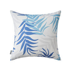 Outdoorkissen LEAF blau/grau 45 x 45 cm