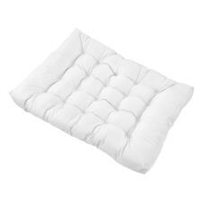 Sitzkissen für Palettenmöbel Comfy 80x120x12 cm Weiss