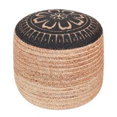 Pouf NETANJA schwarz