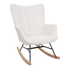Schaukelstuhl JAM-K36 Relaxsessel Fernsehsessel ÖKO-TEX creme-beige