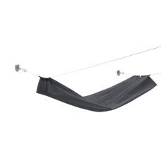 Seilspannmarkise Braga 140x420cm Dunkelgrau