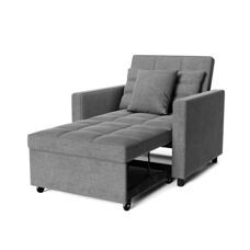 Sessel mit Schlaffunktion LINO grau