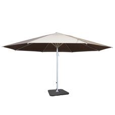 Sonnenschirm Meran II Ø5m Alu 28kg creme-beige mit Ständer