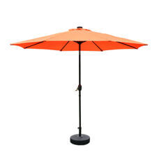 Sonnenschirm mit LED 300 cm orange