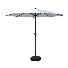 Sonnenschirm weiss 300 cm