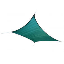Sonnensegel Quadrat 3x3m grün