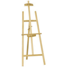 Staffelei Holz Natur Holzstaffelei 134,5 cm