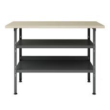 Werkbank mit 2 Ablagen 120 x 60 cm