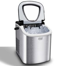 Eiswürfelmaschine 12kg/Tag tragbar & kompakt mit LED-Anzeige