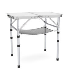 Campingtisch klappbar WILLY 3-fach höhenverstellbar 60 x 40 cm weiss