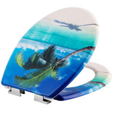 WC Sitz mit Motiv Strand