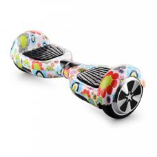 Hover-Board, Balance Board, Blumen-Design