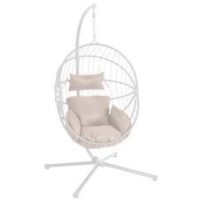 Hängesessel mit Gestell LAOS beige