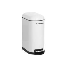Mülleimer Abfalleimer schmal 10 Liter Weiss