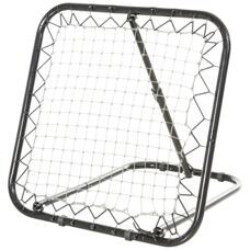 Fussball Rebounder klappbar mit 5 Stufen Schwarz